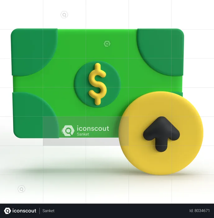 Currency Growth  3D Icon