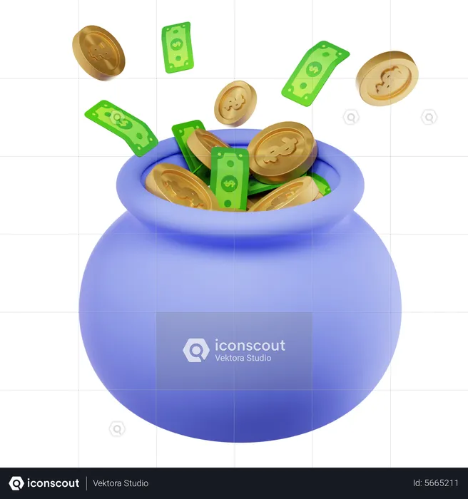 Currency Pottery  3D Icon