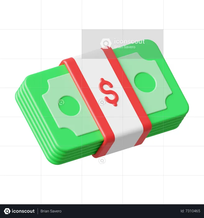 Currency Strap  3D Icon