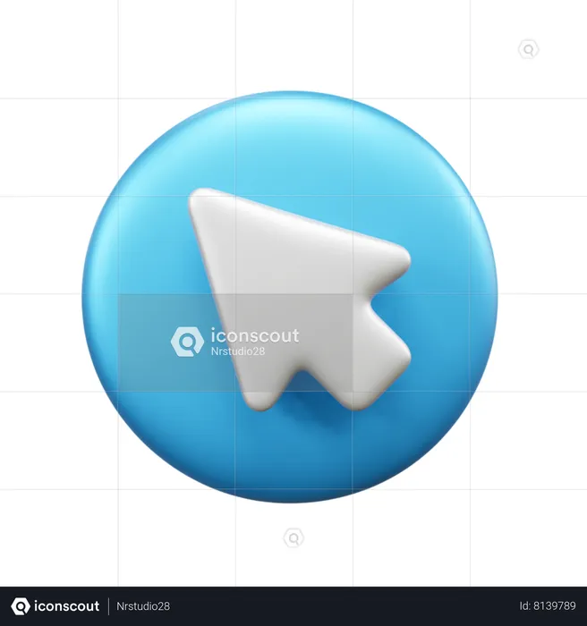 Cursor  3D Icon