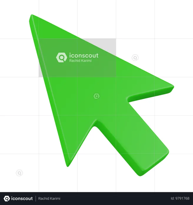 Cursor  3D Icon