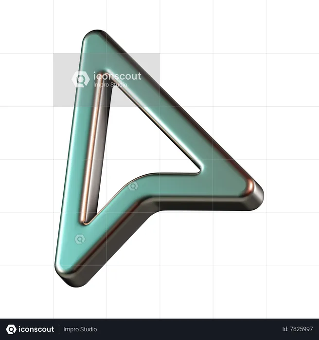 Cursor  3D Icon