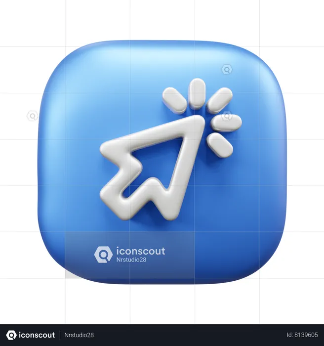 Cursor  3D Icon