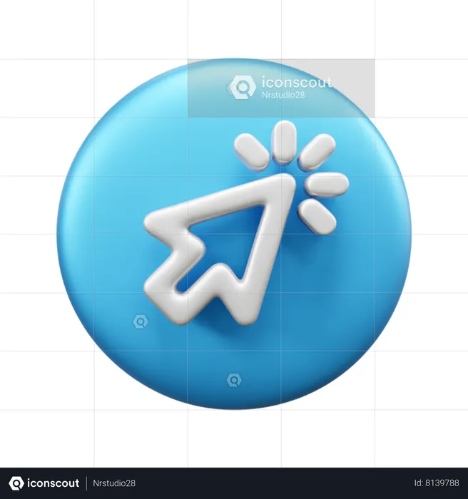 Cursor  3D Icon