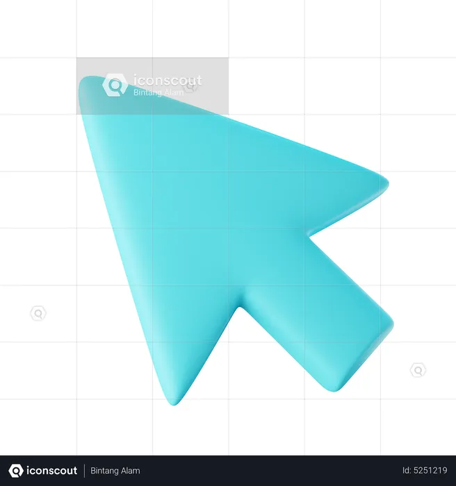 Mauszeiger  3D Icon