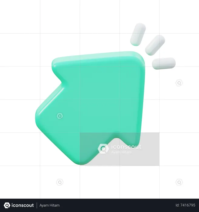 Cursor  3D Icon