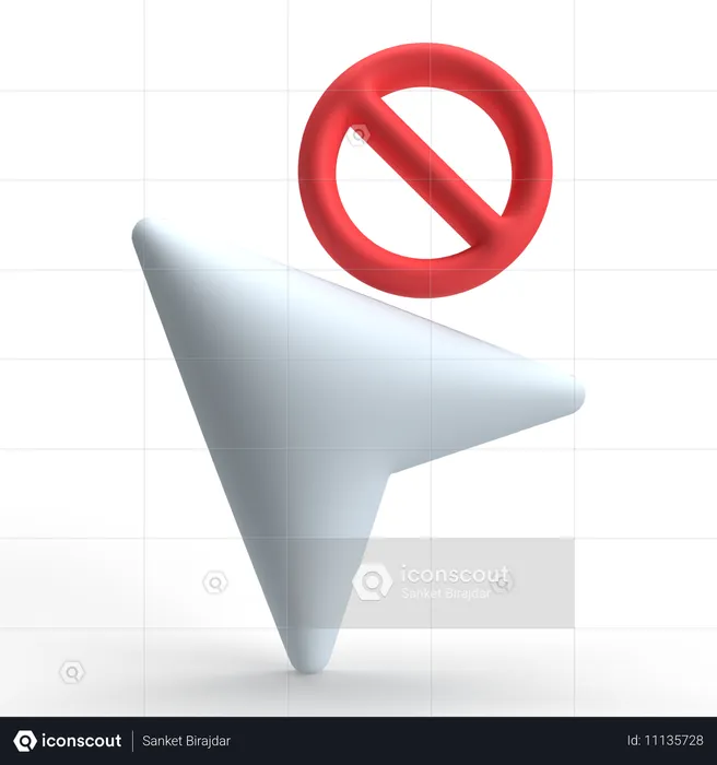 Bloco de cursor  3D Icon