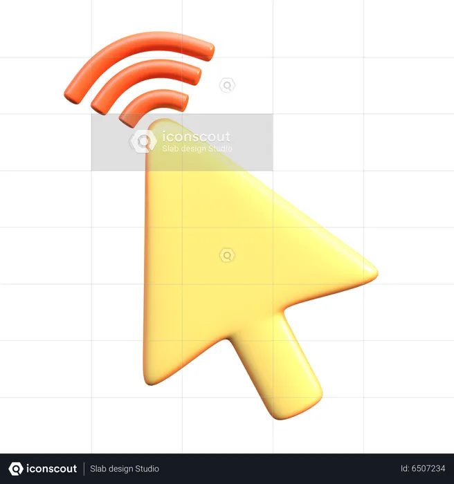 Clic del cursor  3D Icon