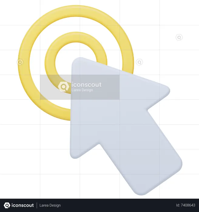 Cursor Click  3D Icon