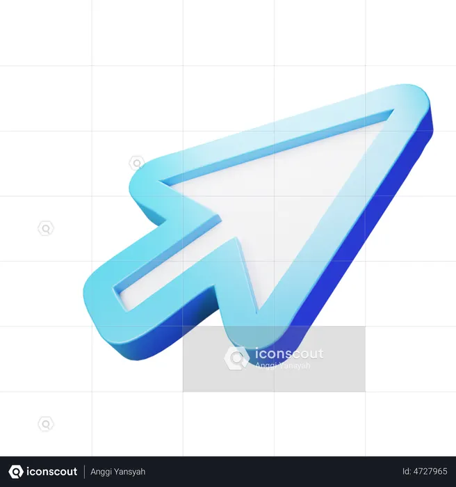 Cursor Click  3D Illustration