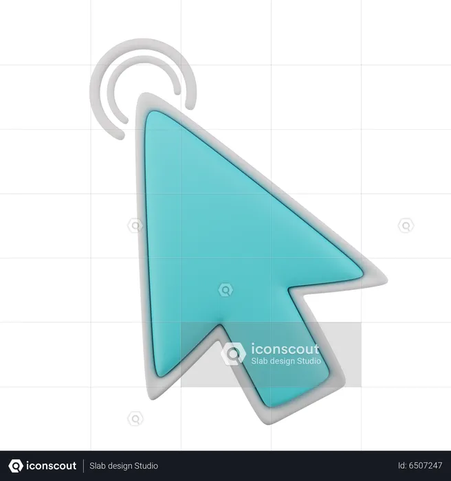 Cursor Click  3D Icon
