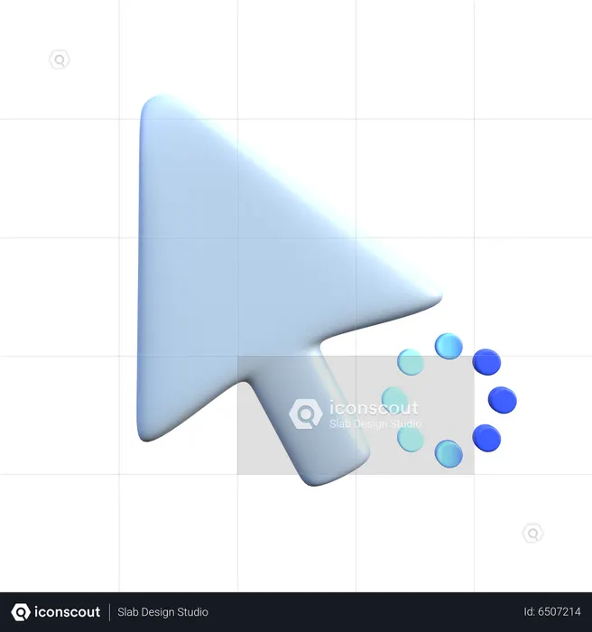 Cursor Loading  3D Icon