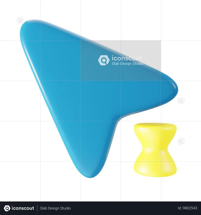 Cursor Loading  3D Icon