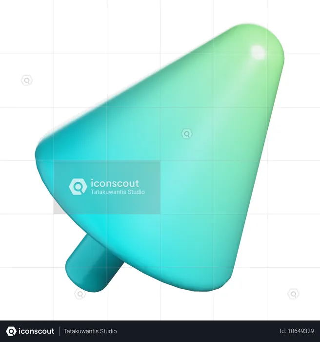 Cursor Shape  3D Icon