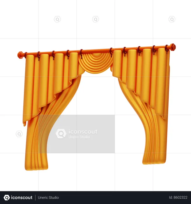 Curtain  3D Icon