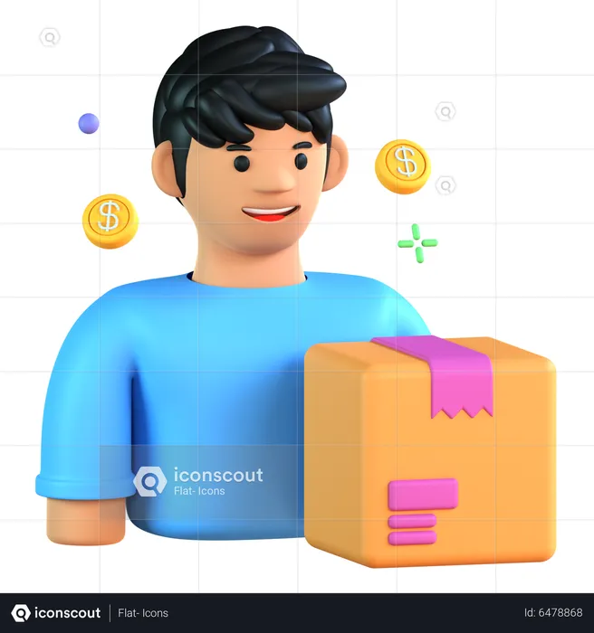 Customer  3D Icon