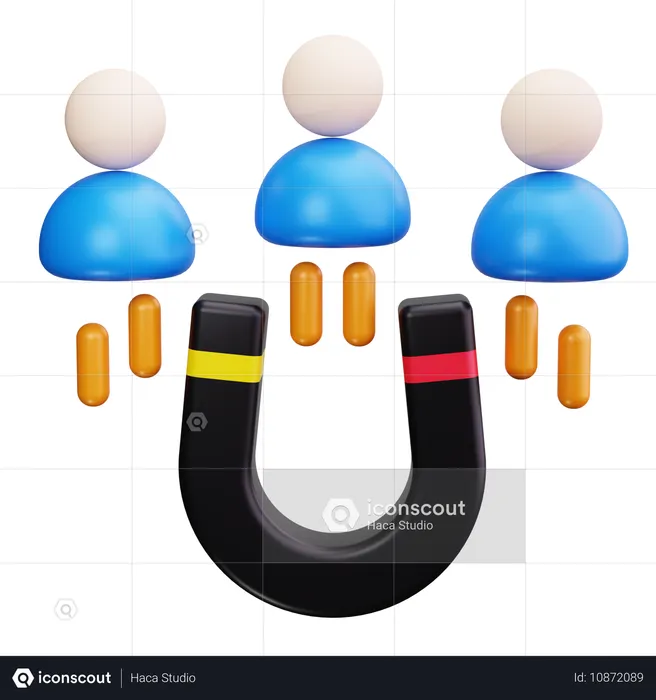 Customer Attraction  3D Icon