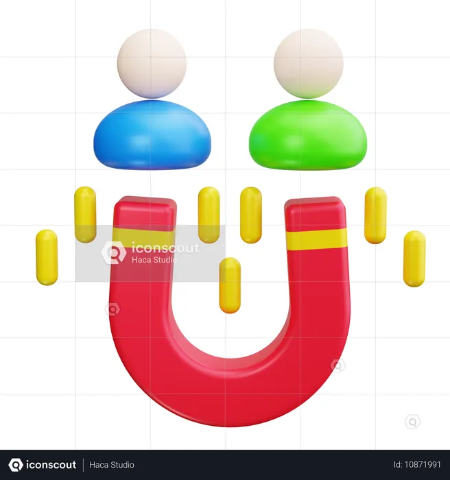 Customer Attraction  3D Icon