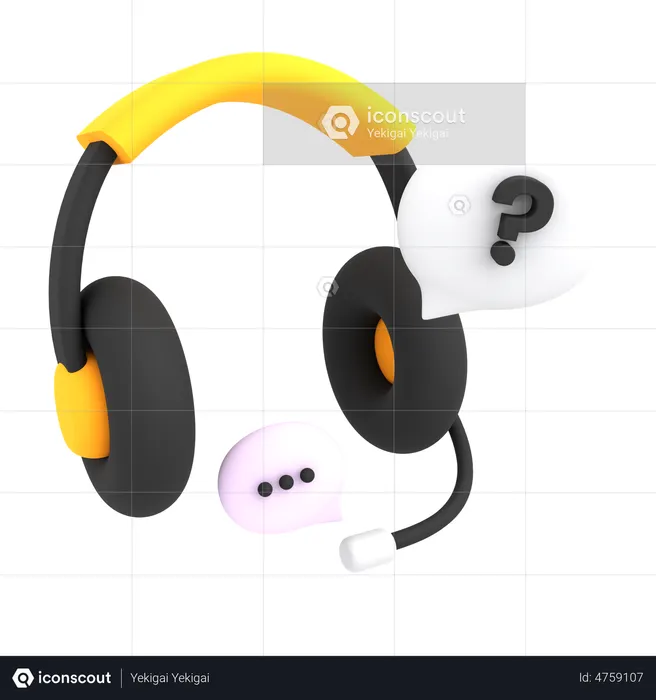 Customer Care  3D Illustration