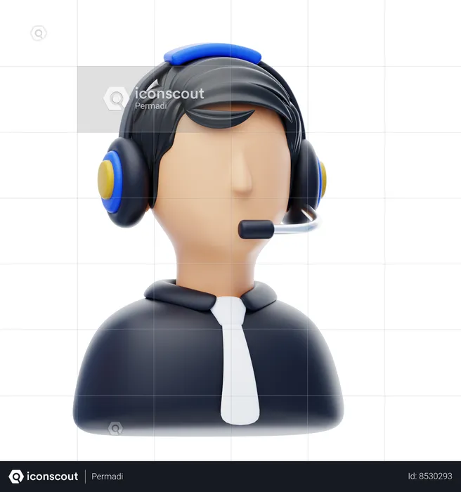 Customer Care Representative  3D Icon