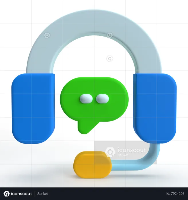 Customer Chat Service  3D Icon