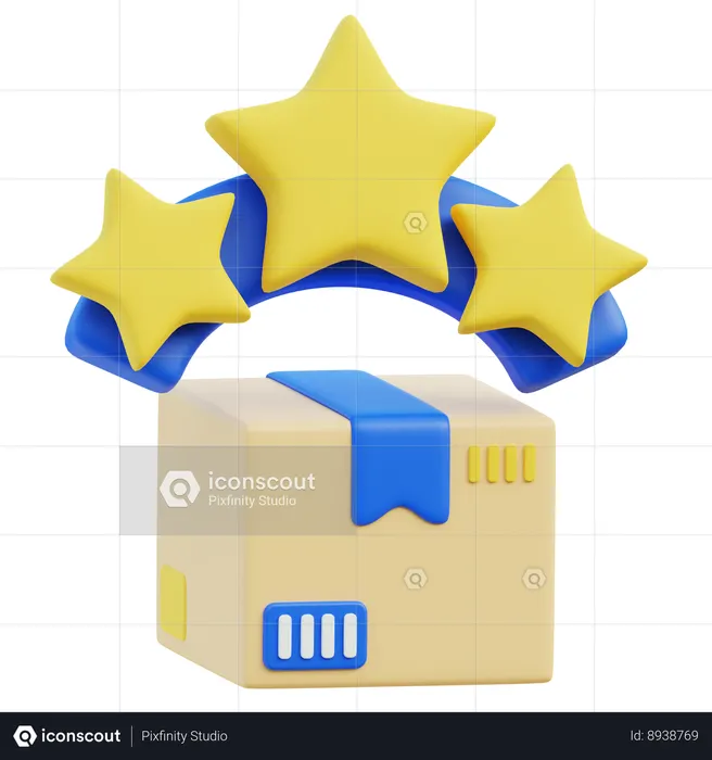 Customer Product Rating  3D Icon