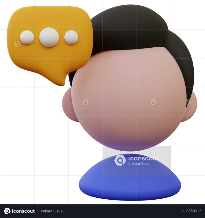 Customer Question  3D Icon