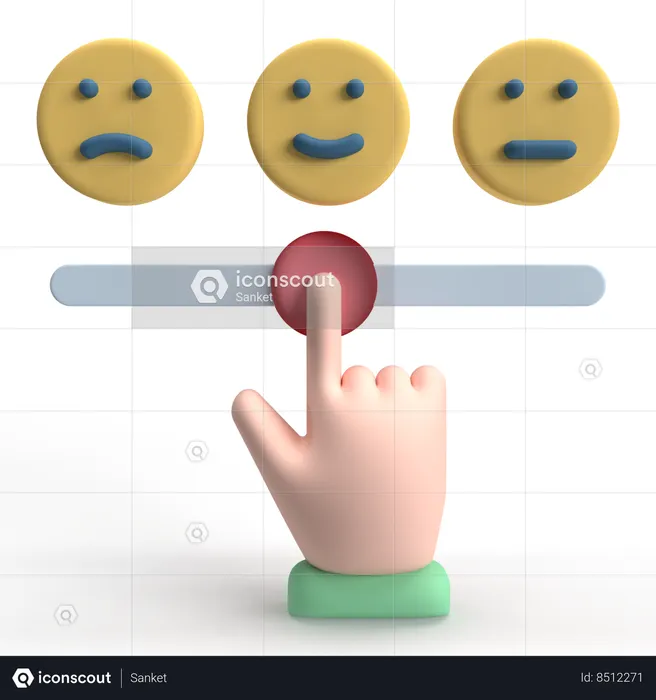 Customer Rating  3D Icon