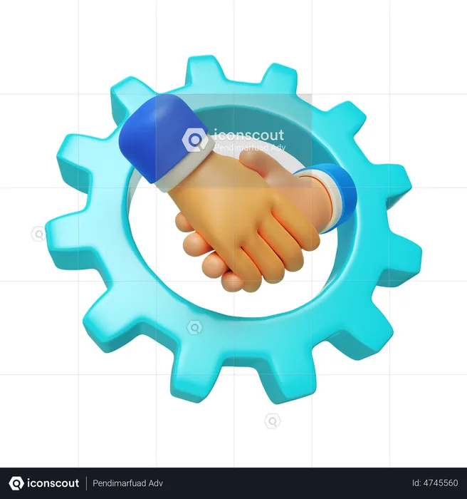 Customer Relationship Management  3D Icon