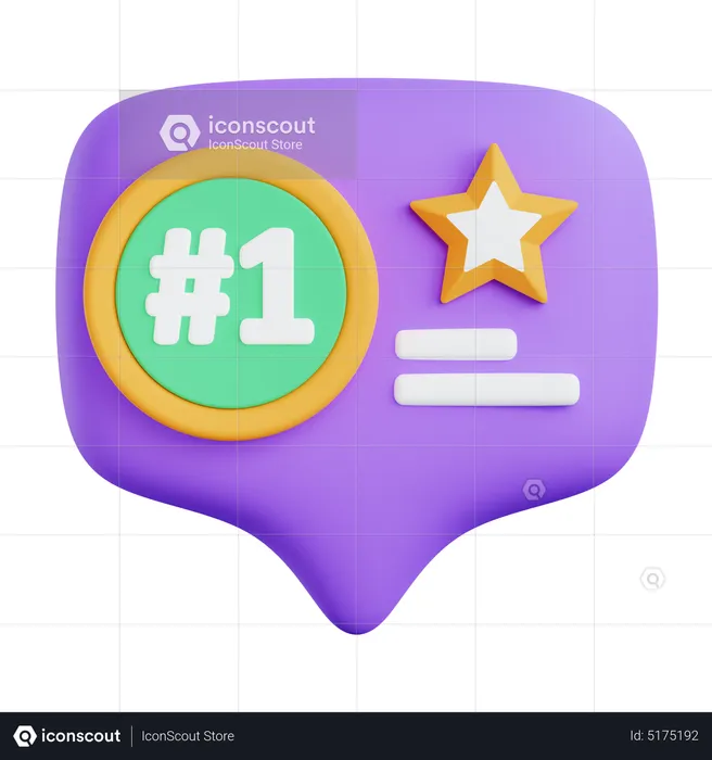 Customer Review  3D Icon