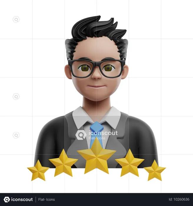 고객 만족  3D Icon