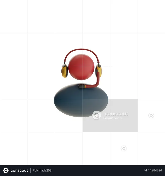 고객 서비스  3D Icon