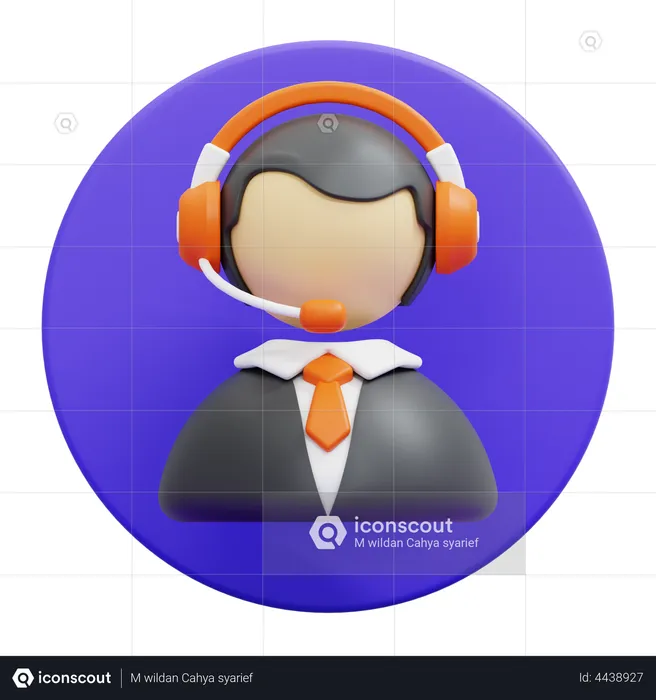 Customer Service  3D Icon