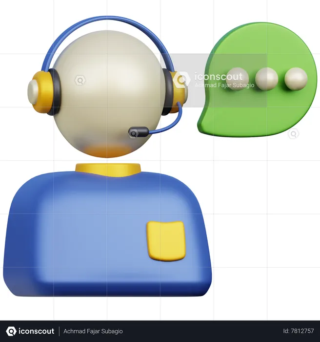 Customer Service  3D Icon