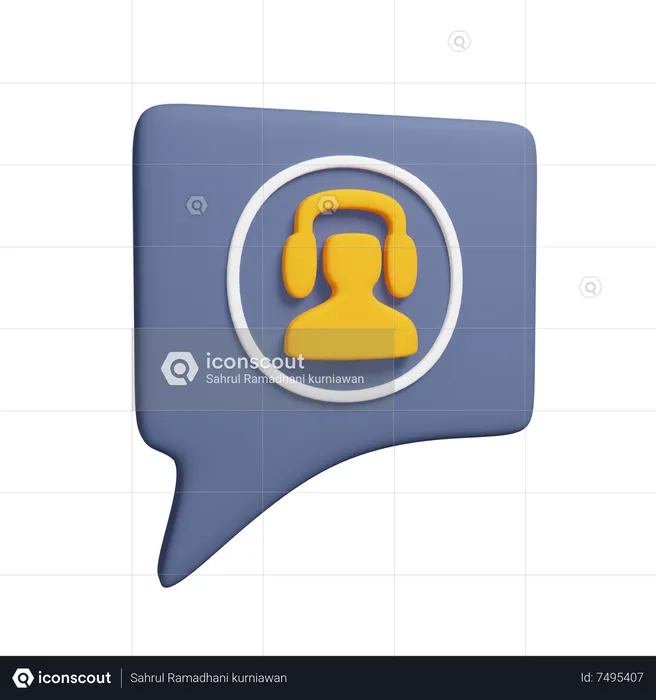 Customer Service  3D Icon