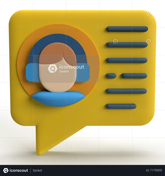 Customer Service  3D Icon