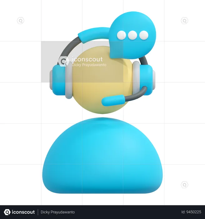 Customer service  3D Icon