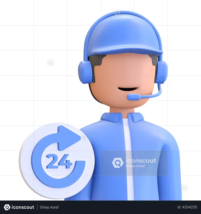 Customer service  3D Illustration
