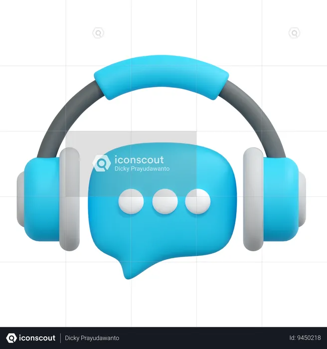 Customer support  3D Icon
