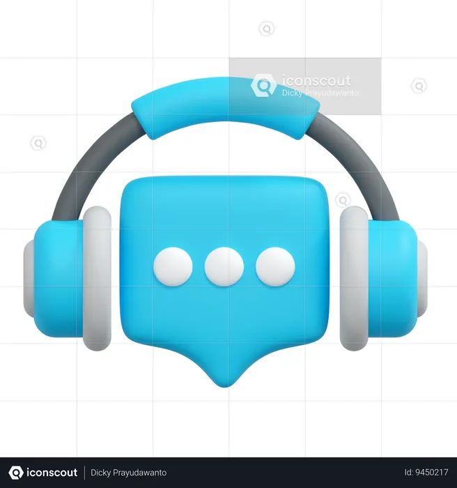 Customer support  3D Icon