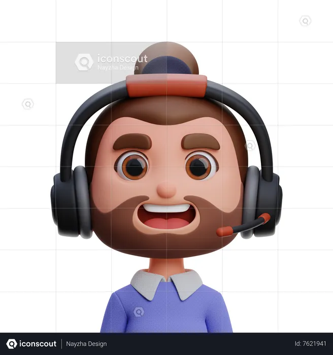 Customer Support  3D Icon