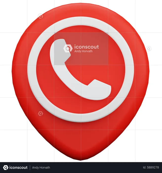 Customer Support Location  3D Icon