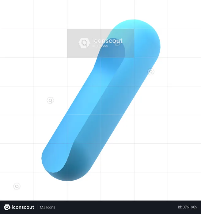 Cut Capsule  3D Icon
