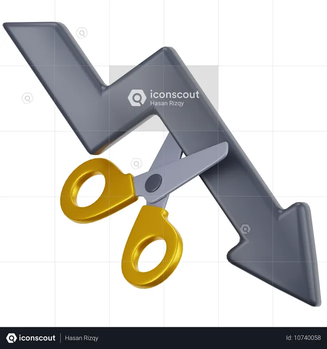 Cut Loss  3D Icon