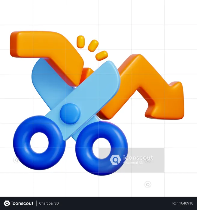 Cut Loss  3D Icon