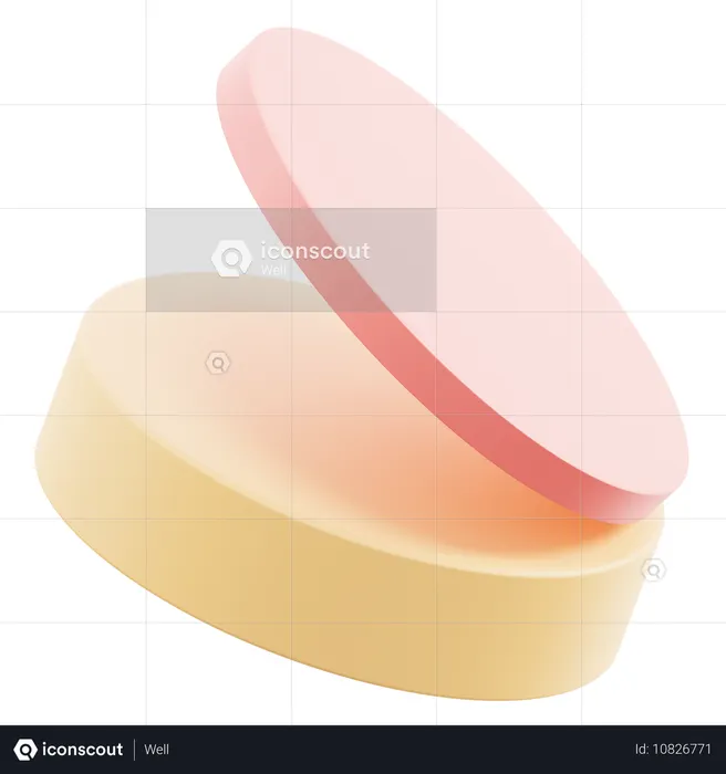 Cut tube  3D Icon