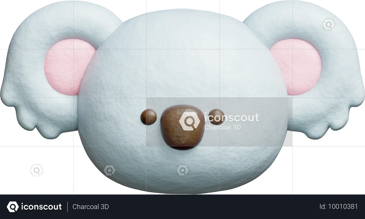 Cute Koala  3D Icon