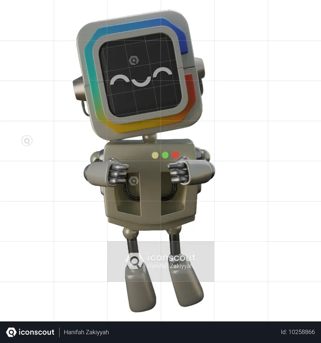 かわいいロボット  3D Icon