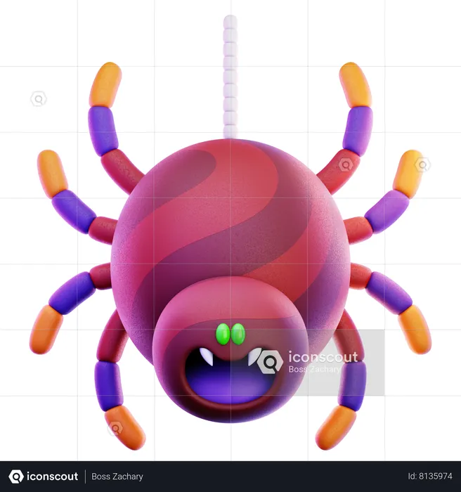 Red Spider  3D Icon