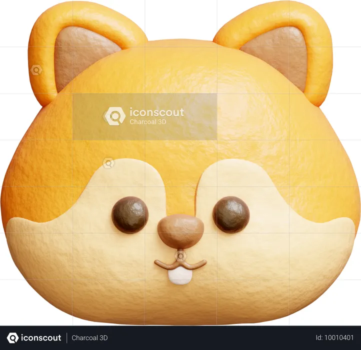 Cute Squirrel  3D Icon